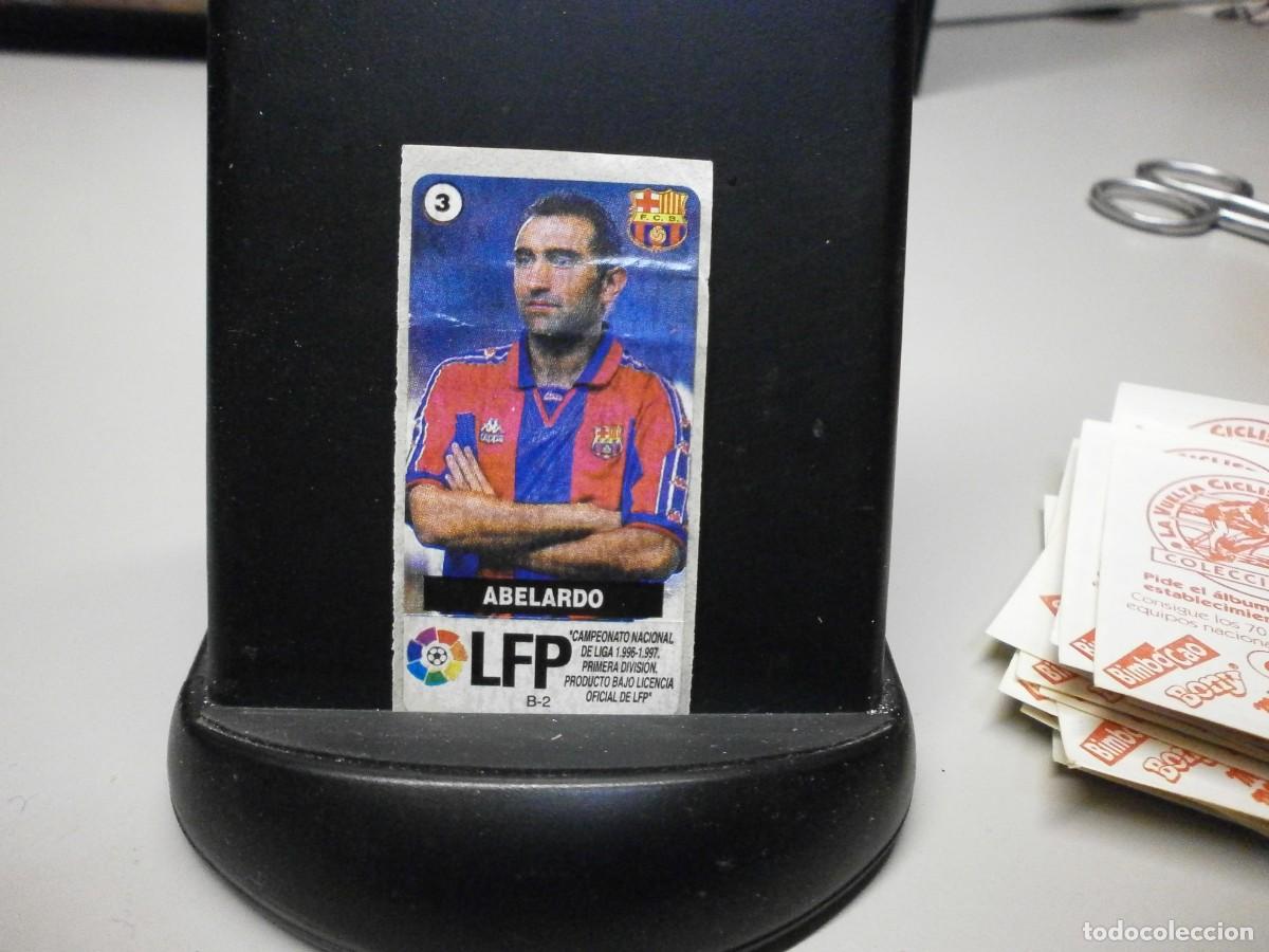 Cromos de f&uacute;tbol: cromo futbol chicle liga 1996 97