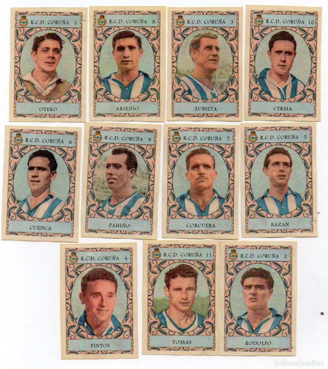 Cromos de f&uacute;tbol: CORU&Ntilde;A 1954, DE CHOCOLATES KAOMELIN. - Foto 1