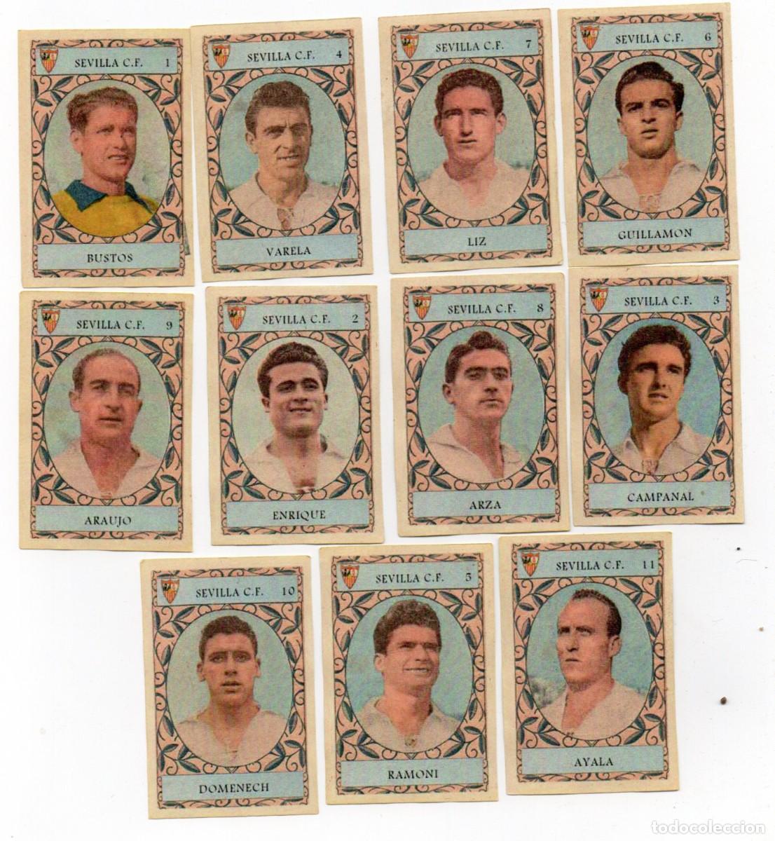 Fu&szlig;ball-Sticker: SEVILLA 1954, DE CHOCOLATES KAOMELIN.