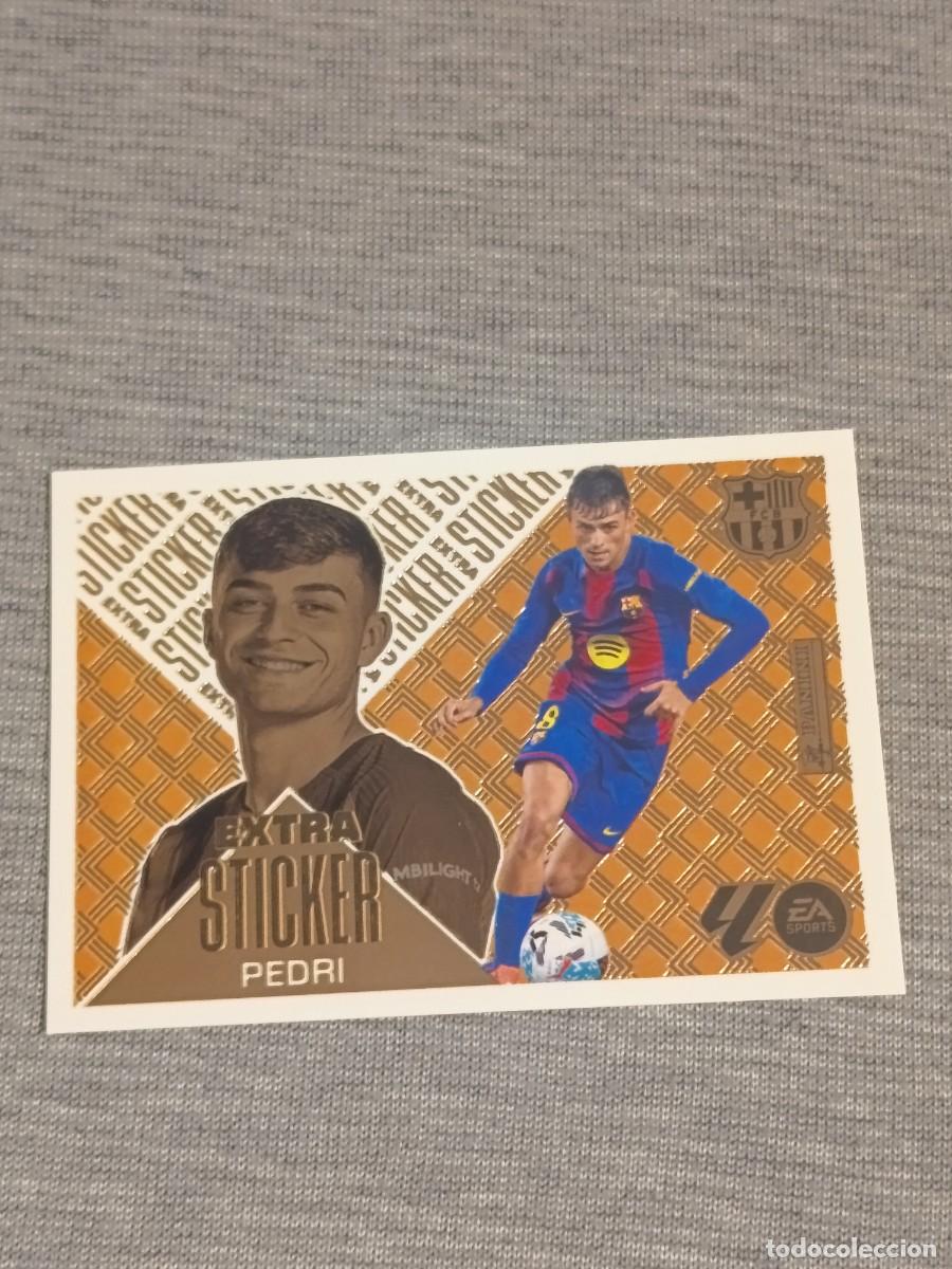 Cromos de f&uacute;tbol: Liga este 26 27 Panini EXTRA STICKER PEDRI BRONCE nuevo