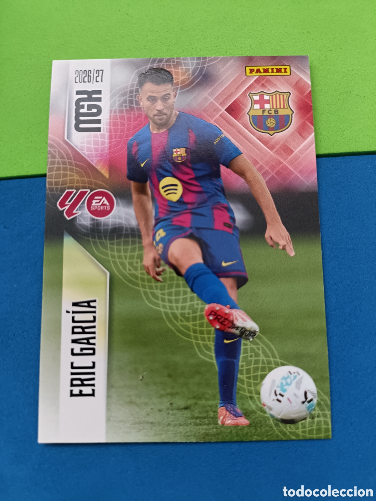 Cromos de f&uacute;tbol: PANINI 2026 2027 MGK MEGACRACKS 25 Aniversario - Barcelona 79 Eric Garc&iacute;a