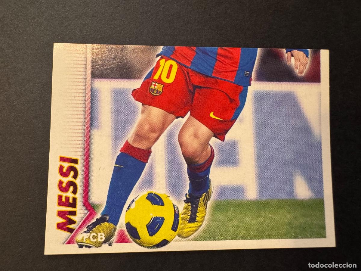 Cromos de f&uacute;tbol: MESSI CROMO F&Uacute;TBOL FC BARCELONA 2010-2011 EDITORIAL PANINI -NUNCA PEGADO / COMPRA MIN&Iacute;MA 5 &euro;