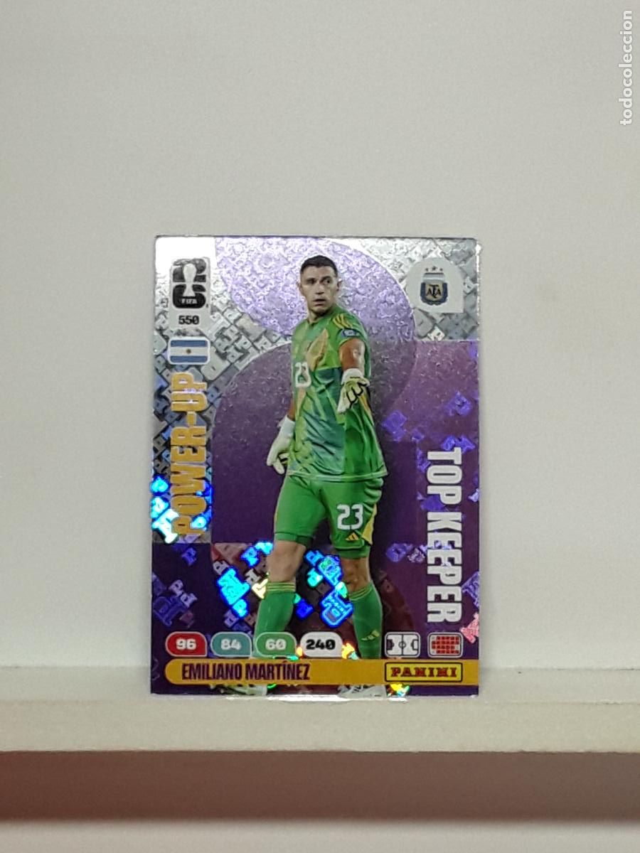 Cromos de f&uacute;tbol: ADRENALYN MUNDIAL 2026 WORLD CUP 26 ALBUM PANINI N 550 ARGENTINA POWER KEEPER EMILIANO MARTINEZ