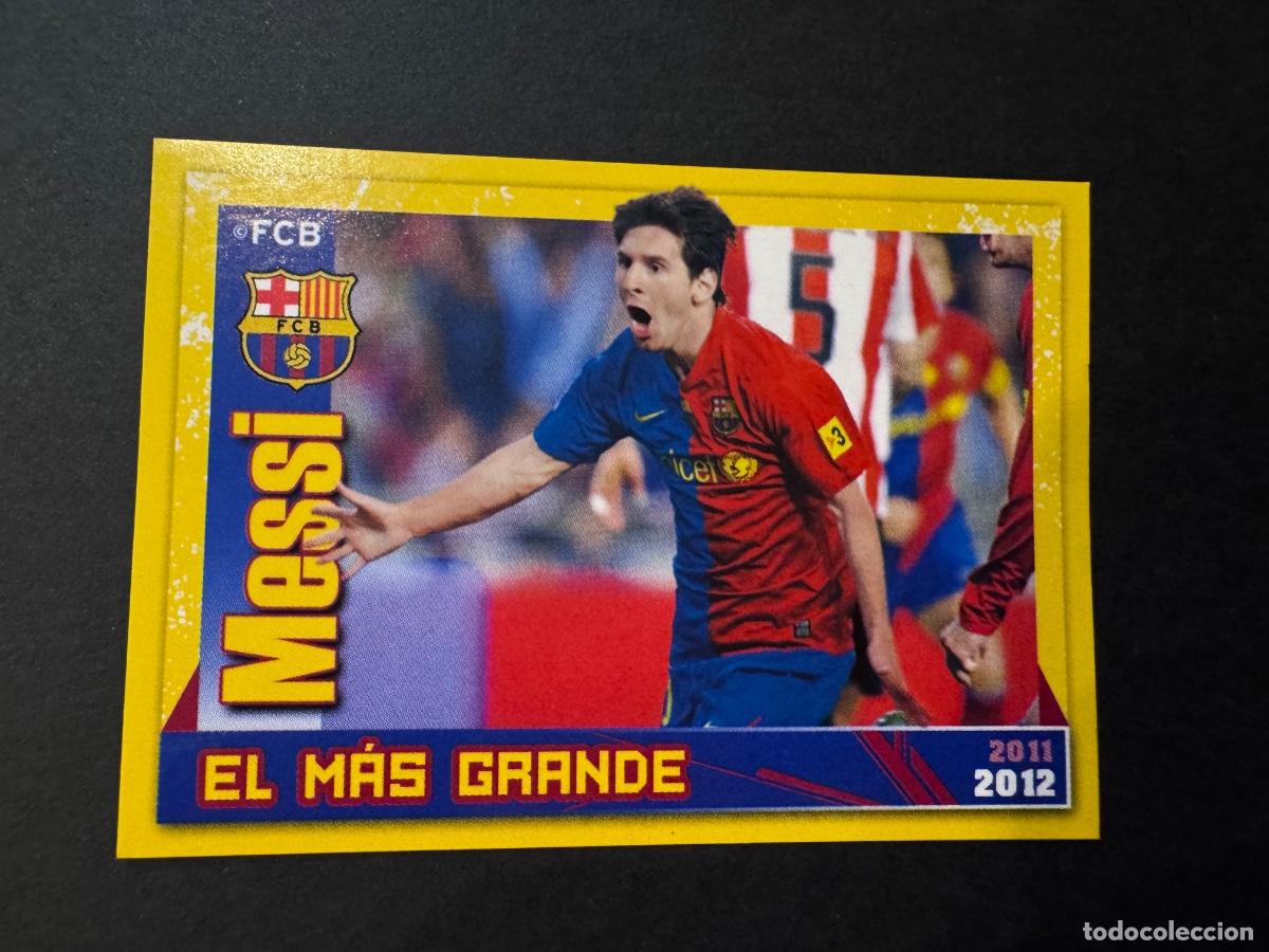 Cromos de f&uacute;tbol: MESSI CROMO F&Uacute;TBOL FC BARCELONA 2011-2012 EDITORIAL PANINI -NUNCA PEGADO / COMPRA MIN&Iacute;MA 5 &euro;