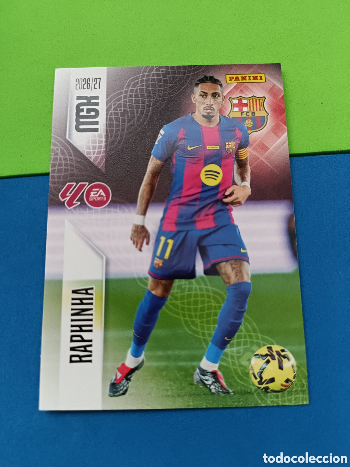Cromos de f&uacute;tbol: PANINI 2026 2027 MGK MEGACRACKS 25 Aniversario - Barcelona 88 Raphinha