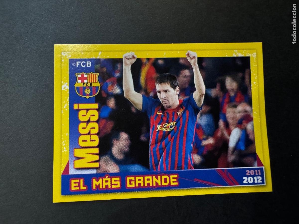 Cromos de f&uacute;tbol: MESSI CROMO F&Uacute;TBOL FC BARCELONA 2011-2012 EDITORIAL PANINI -NUNCA PEGADO / COMPRA MIN&Iacute;MA 5 &euro;