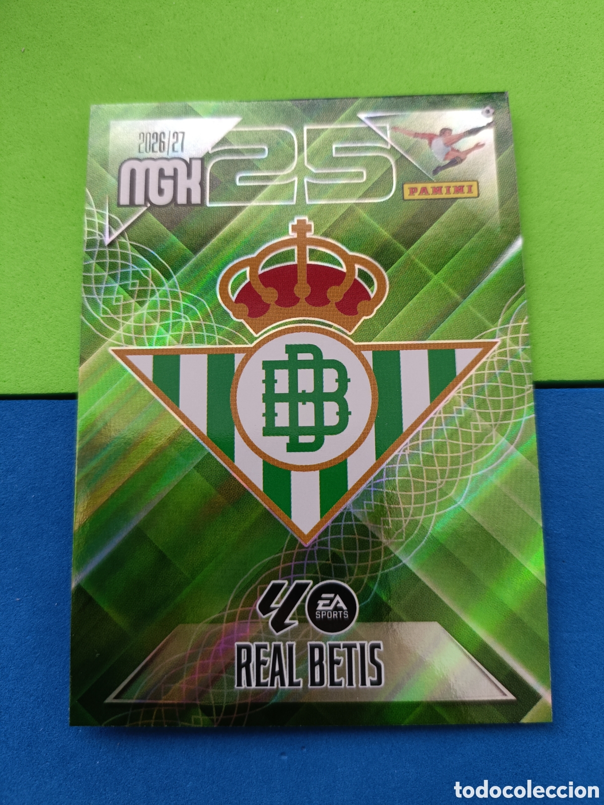 Cromos de f&uacute;tbol: PANINI 2026 2027 MGK MEGACRACKS 25 Aniversario - Betis 91 Escudo