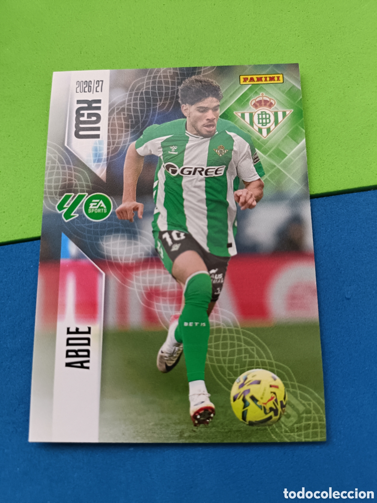 Cromos de f&uacute;tbol: PANINI 2026 2027 MGK MEGACRACKS 25 Aniversario - Betis 108 Abde