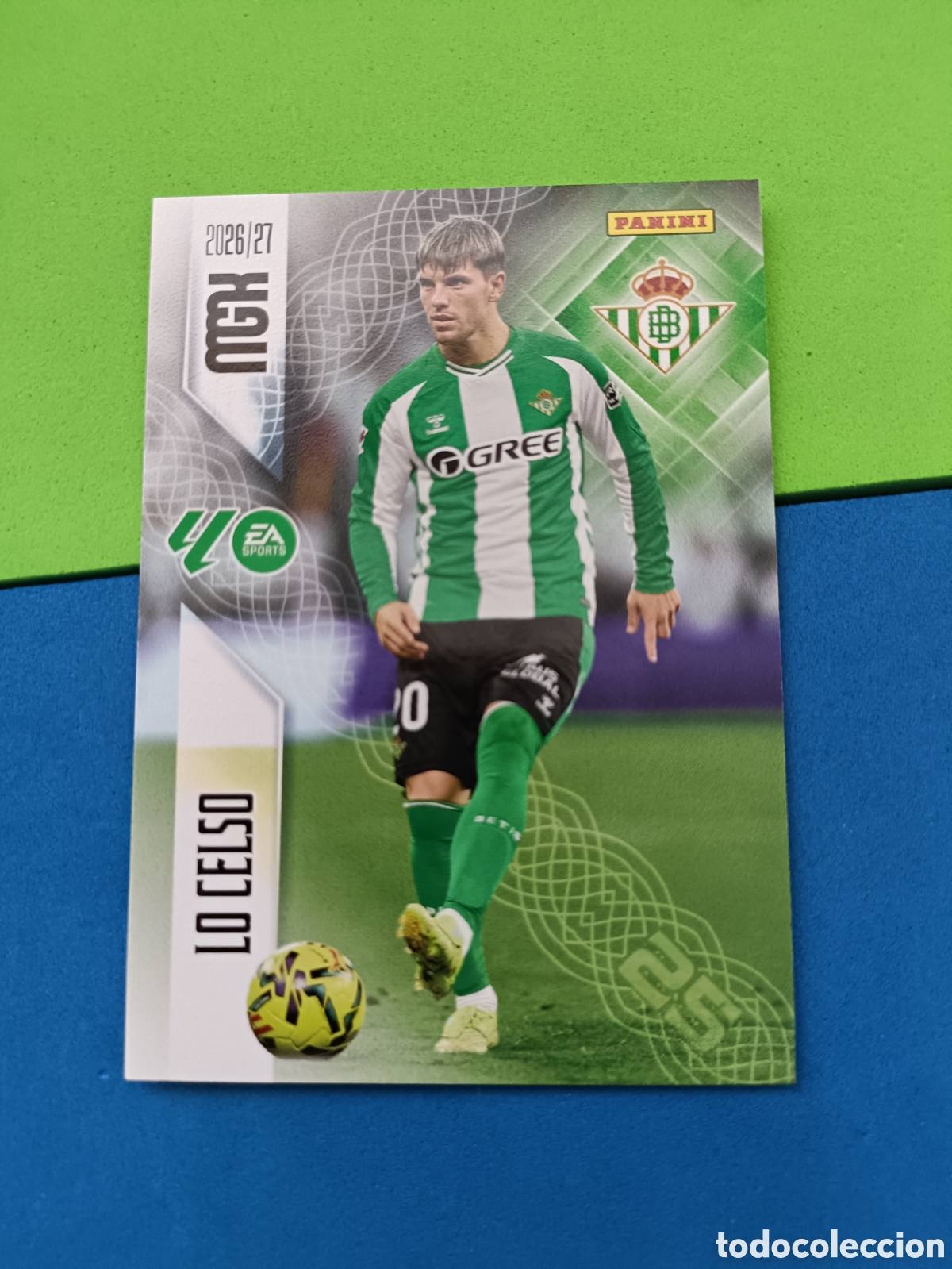 Cromos de f&uacute;tbol: PANINI 2026 2027 MGK MEGACRACKS 25 Aniversario - Betis 103 Lo Celso
