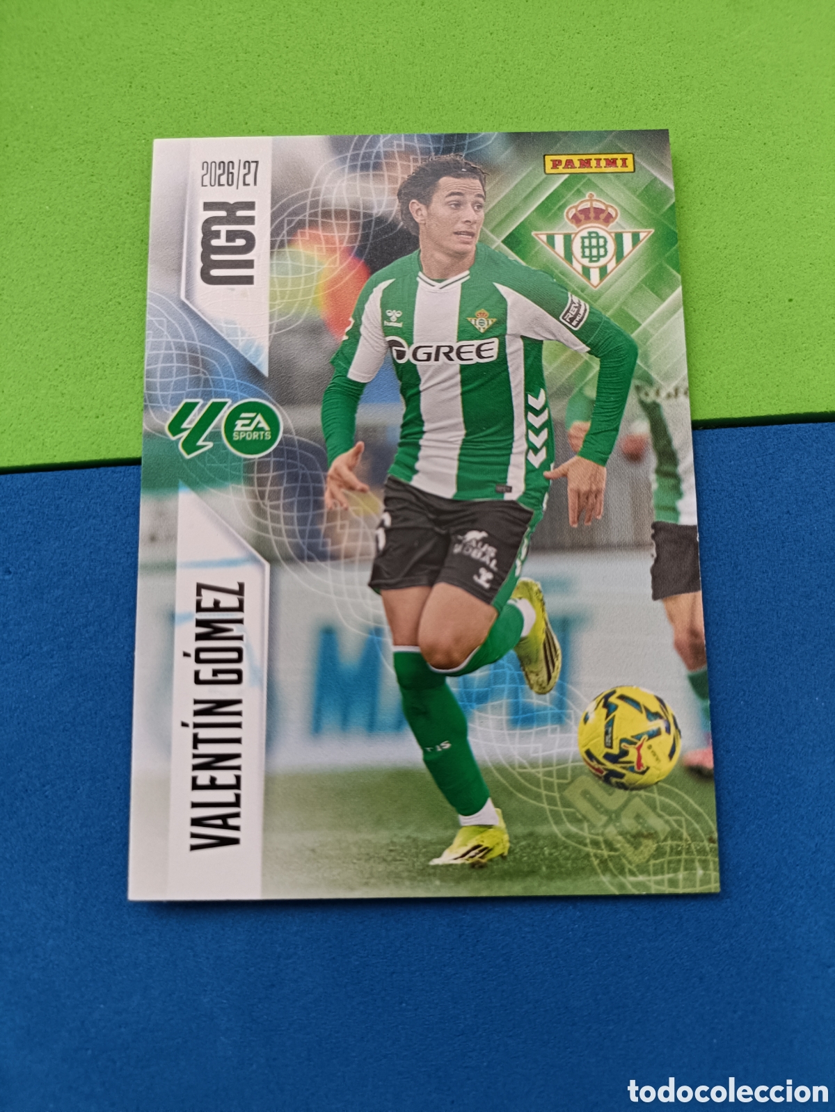 Cromos de f&uacute;tbol: PANINI 2026 2027 MGK MEGACRACKS 25 Aniversario - Betis 98 Valent&iacute;n G&oacute;mez