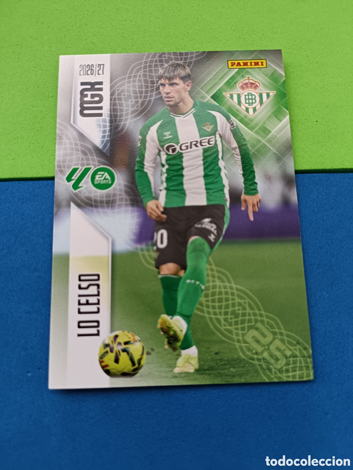 Cromos de f&uacute;tbol: PANINI 2026 2027 MGK MEGACRACKS 25 Aniversario - Betis 103 Lo Celso
