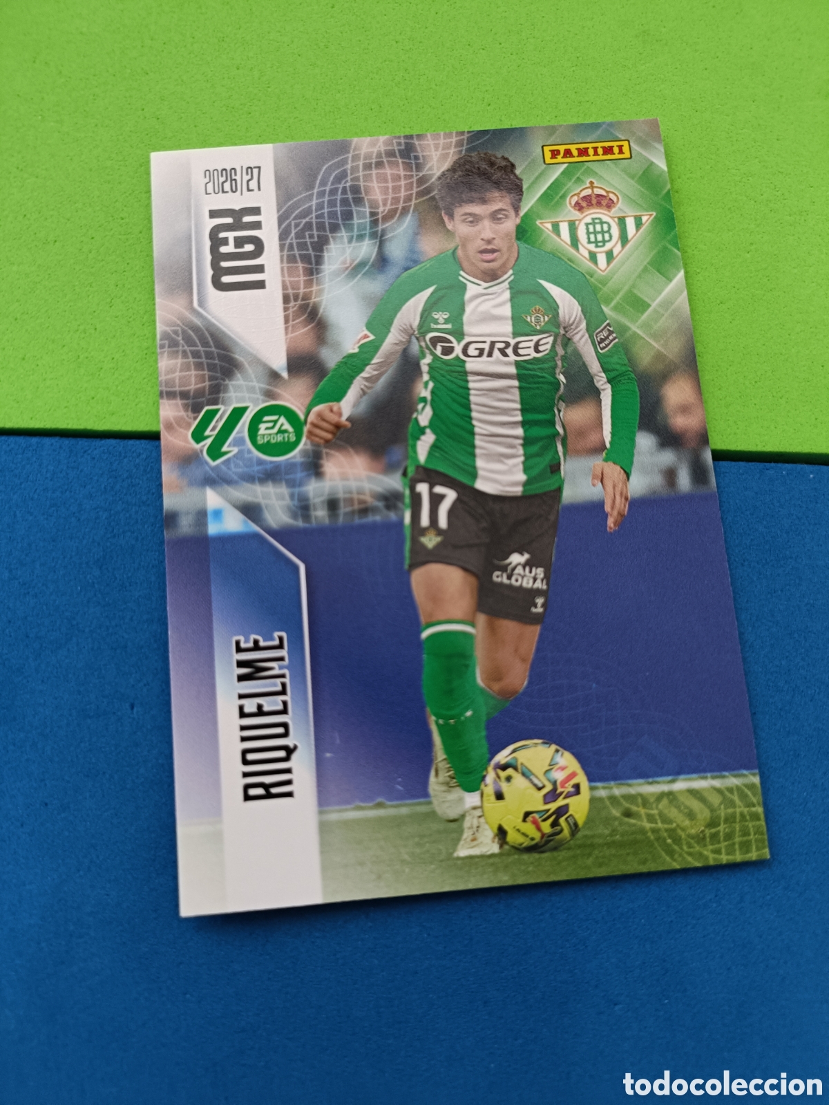 Cromos de f&uacute;tbol: PANINI 2026 2027 MGK MEGACRACKS 25 Aniversario - Betis 105 Riquelme