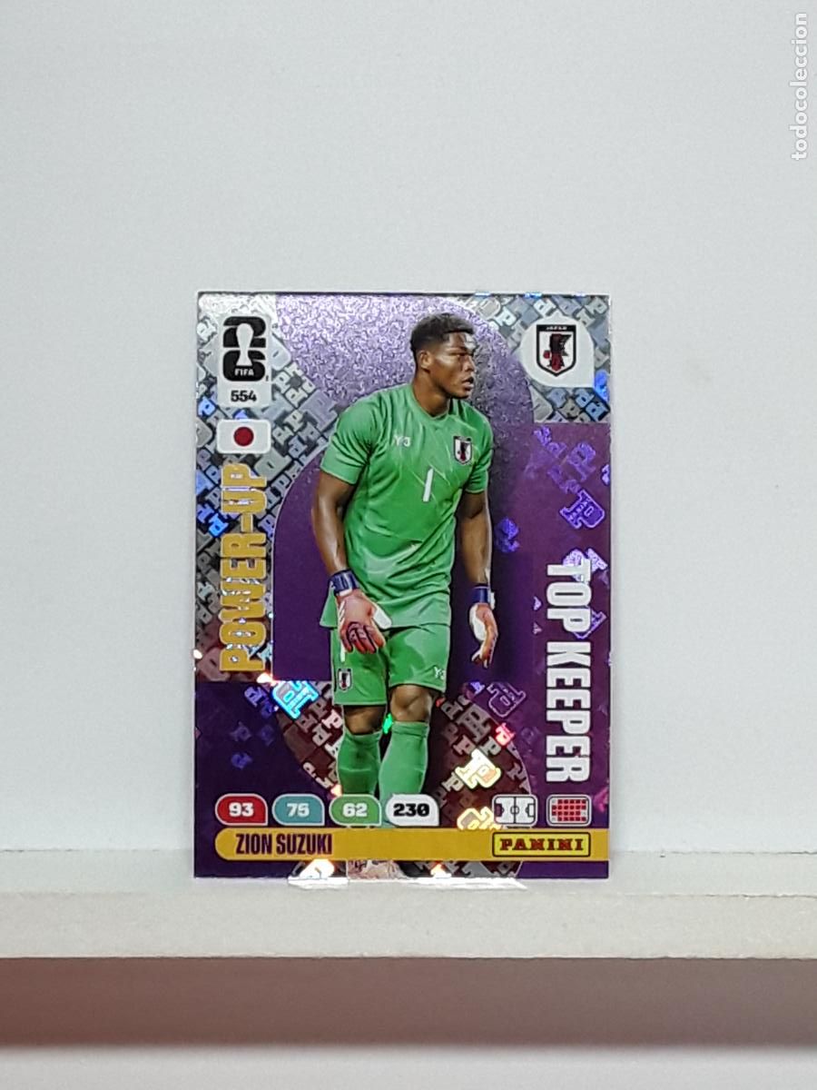 Cromos de f&uacute;tbol: ADRENALYN MUNDIAL 2026 WORLD CUP 26 ALBUM PANINI N 554 JAPON JAPAN POWER KEEPER ZION SUZUKI