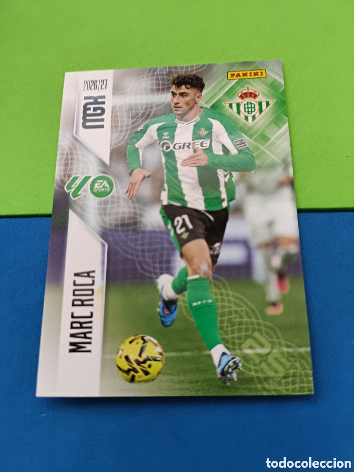 Cromos de f&uacute;tbol: PANINI 2026 2027 MGK MEGACRACKS 25 Aniversario - Betis 99 Marc Roca