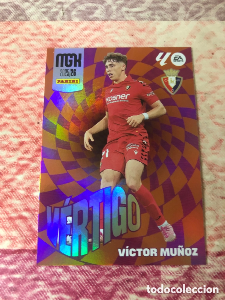 Figurine di Calcio: 510 victor mu&ntilde;oz vertigo megacrack 2025 2026 25 26 sin pegar trading card