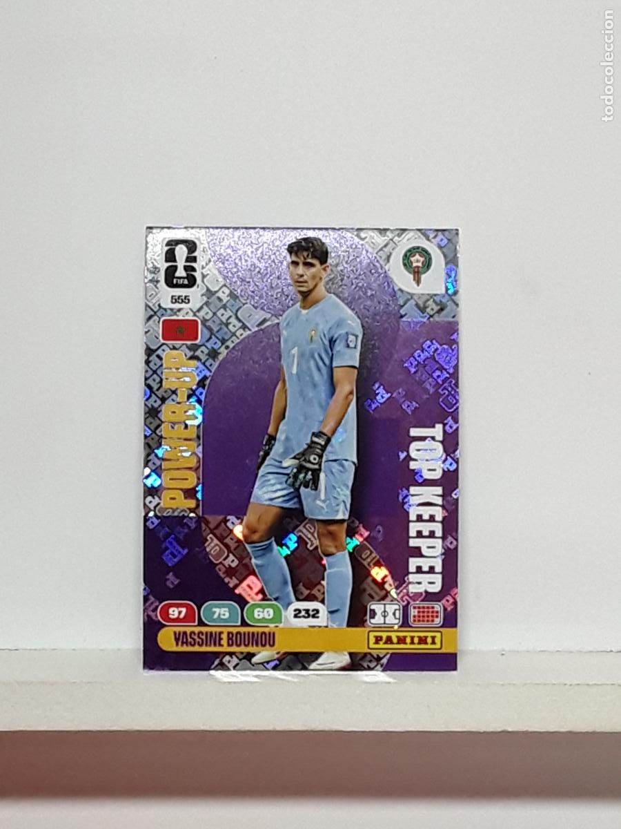 Figurine di Calcio: ADRENALYN MUNDIAL 2026 WORLD CUP 26 ALBUM PANINI N 555 MARRUECOS POWER KEEPER YASSINE BOUNOU
