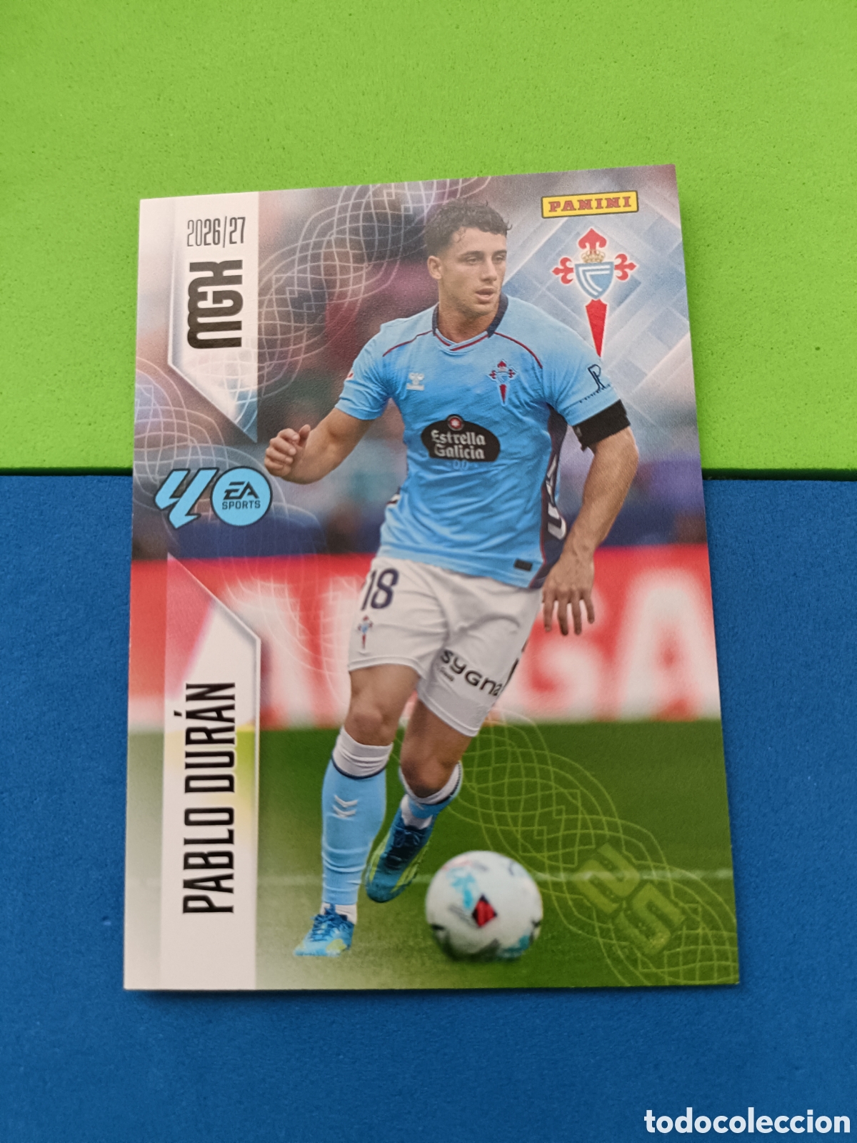 Cromos de f&uacute;tbol: PANINI 2026 2027 MGK MEGACRACKS 25 Aniversario - Celta Vigo 123 Pablo Dur&aacute;n