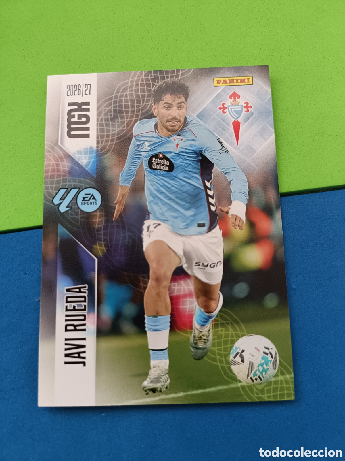 Cromos de f&uacute;tbol: PANINI 2026 2027 MGK MEGACRACKS 25 Aniversario - Celta Vigo 112 Javi Rueda