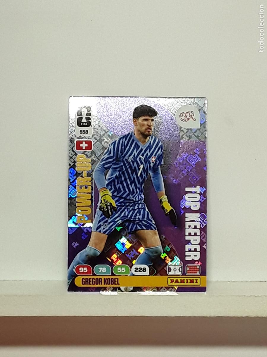 Cromos de f&uacute;tbol: ADRENALYN MUNDIAL 2026 WORLD CUP 26 ALBUM PANINI N 558 SUIZA POWER KEEPER GREGOR KOBEL