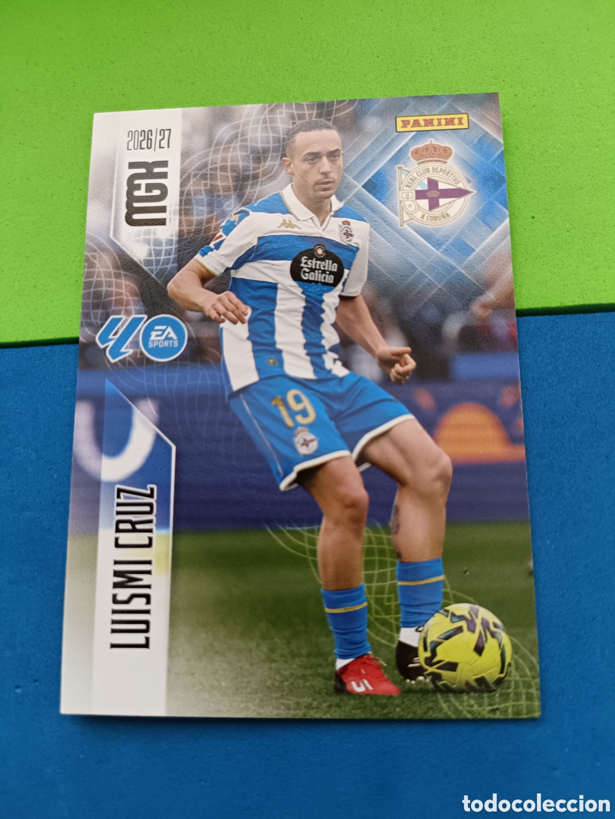 Cromos de f&uacute;tbol: PANINI 2026 2027 MGK MEGACRACKS 25 Aniversario - Deportivo Coru&ntilde;a 140 Luismi Cruz