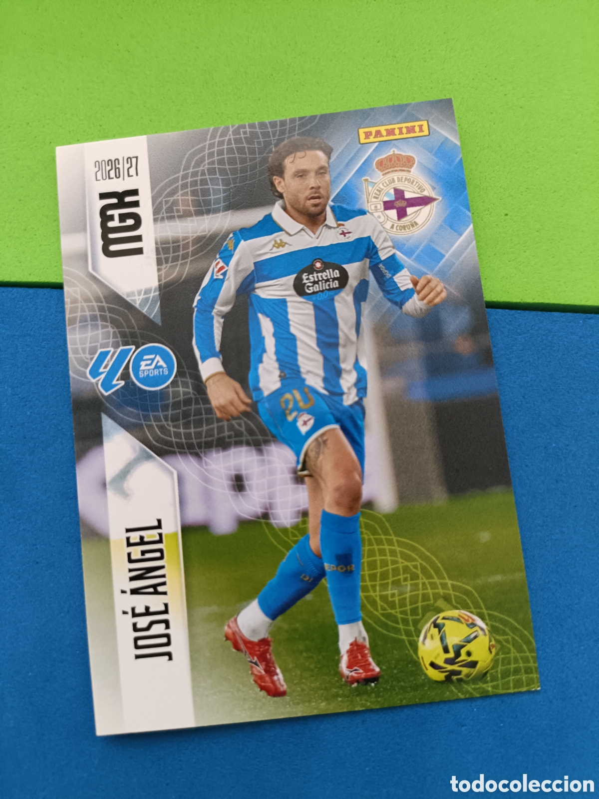 Cromos de f&uacute;tbol: PANINI 2026 2027 MGK MEGACRACKS 25 Aniversario - Deportivo Coru&ntilde;a 139 Jos&eacute; &Aacute;ngel