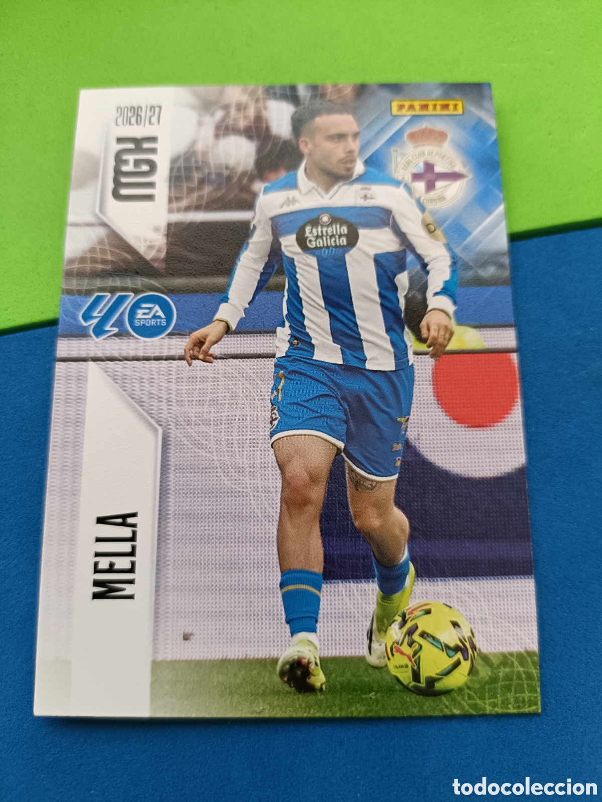 Cromos de f&uacute;tbol: PANINI 2026 2027 MGK MEGACRACKS 25 Aniversario - Deportivo Coru&ntilde;a 141 Mella