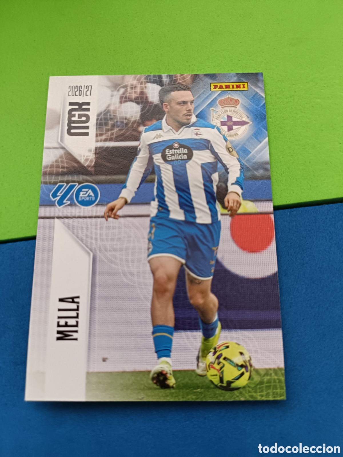 Cromos de f&uacute;tbol: PANINI 2026 2027 MGK MEGACRACKS 25 Aniversario - Deportivo Coru&ntilde;a 141 Mella