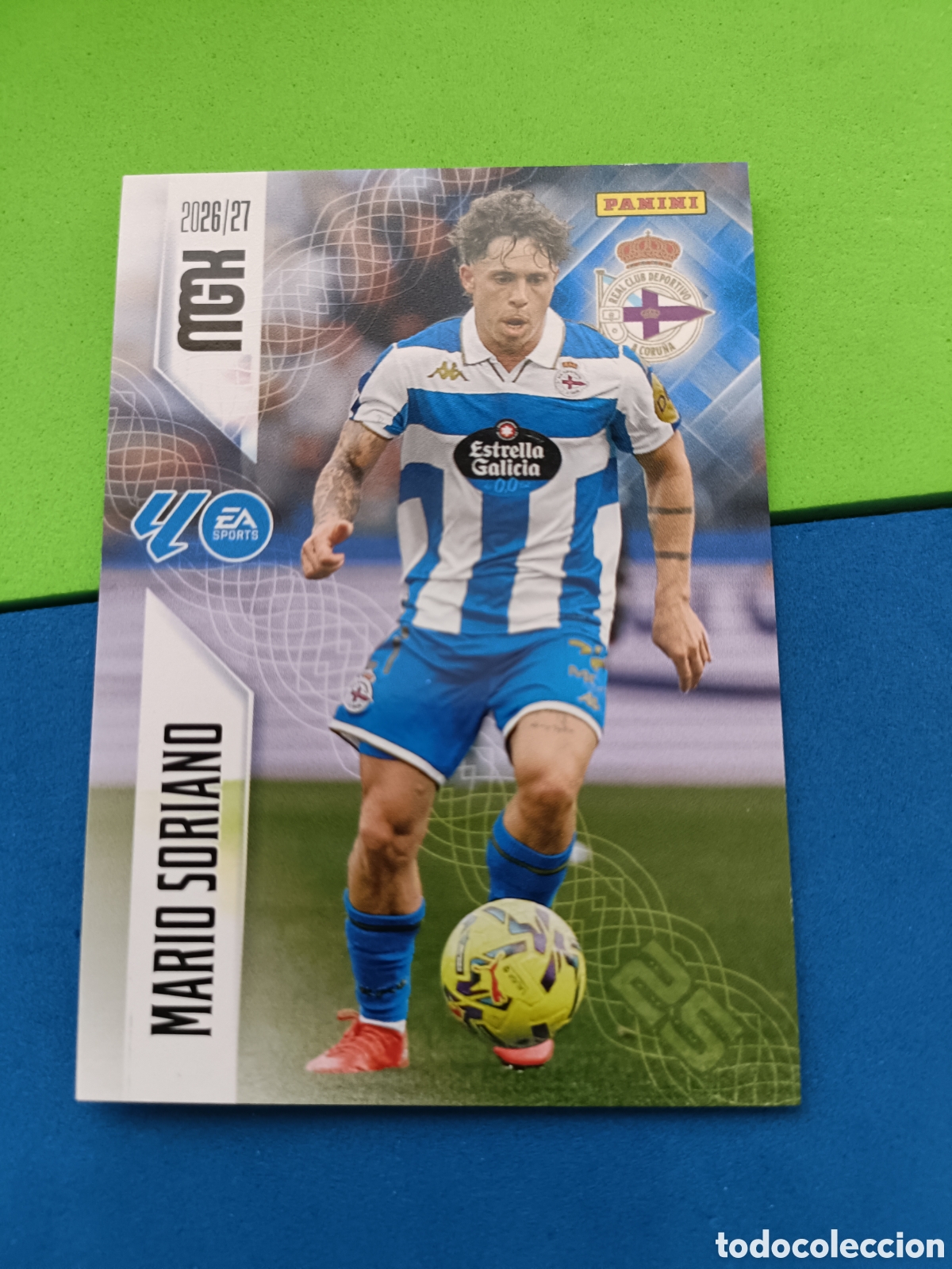 Cromos de f&uacute;tbol: PANINI 2026 2027 MGK MEGACRACKS 25 Aniversario - Deportivo Coru&ntilde;a 138 Mario Soriano