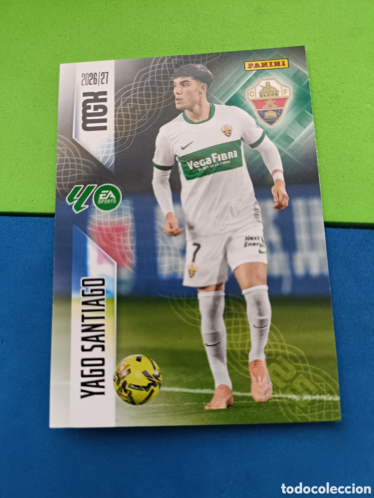 Cromos de f&uacute;tbol: PANINI 2026 2027 MGK MEGACRACKS 25 Aniversario - Elche 161 Yago Santiago