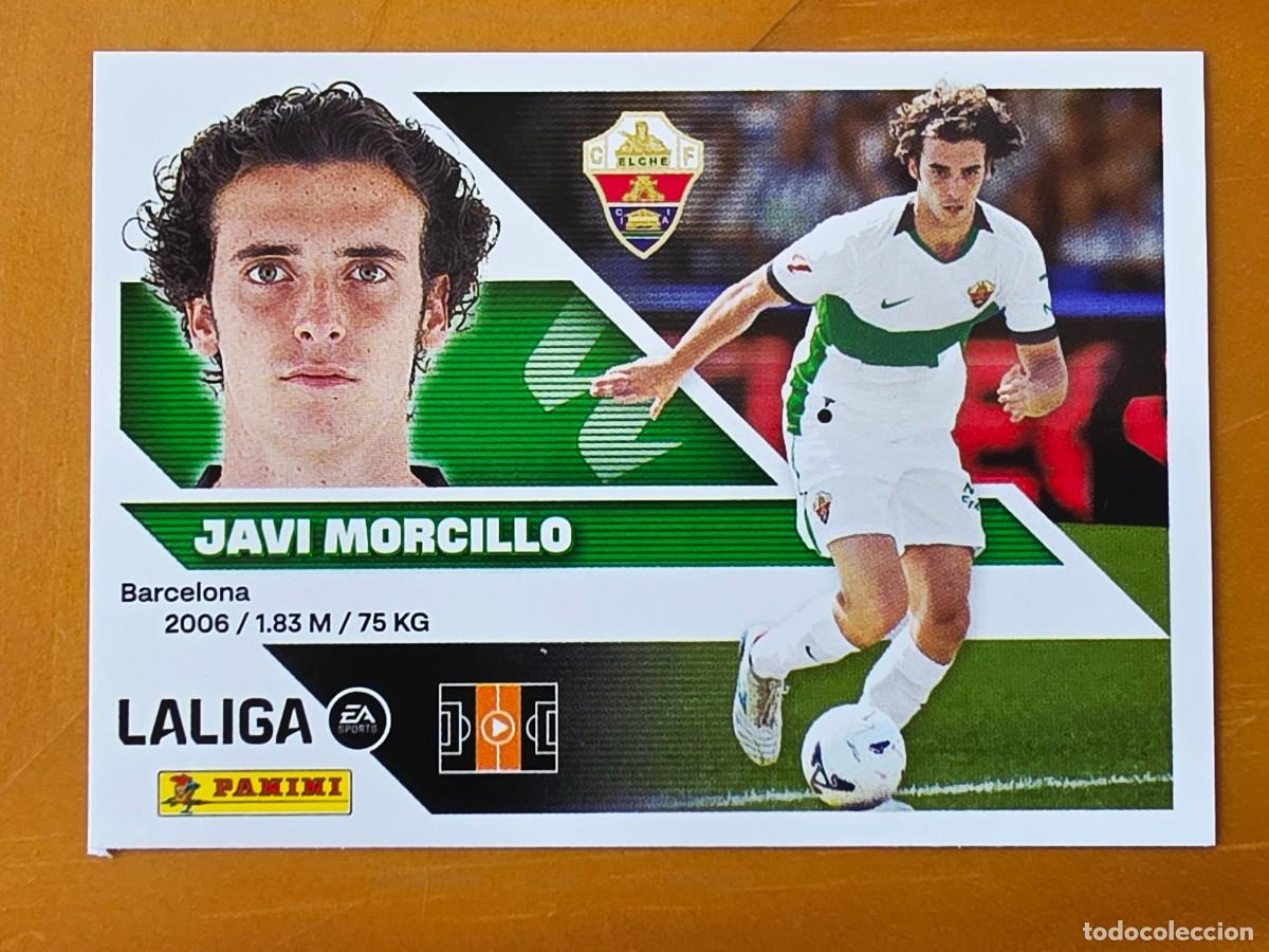 Cromos de f&uacute;tbol: &Uacute;ltimos Fichajes 26 Javi Morcillo, Elche CF, Panini Ediciones Liga Este 2026 2027 sin pegar