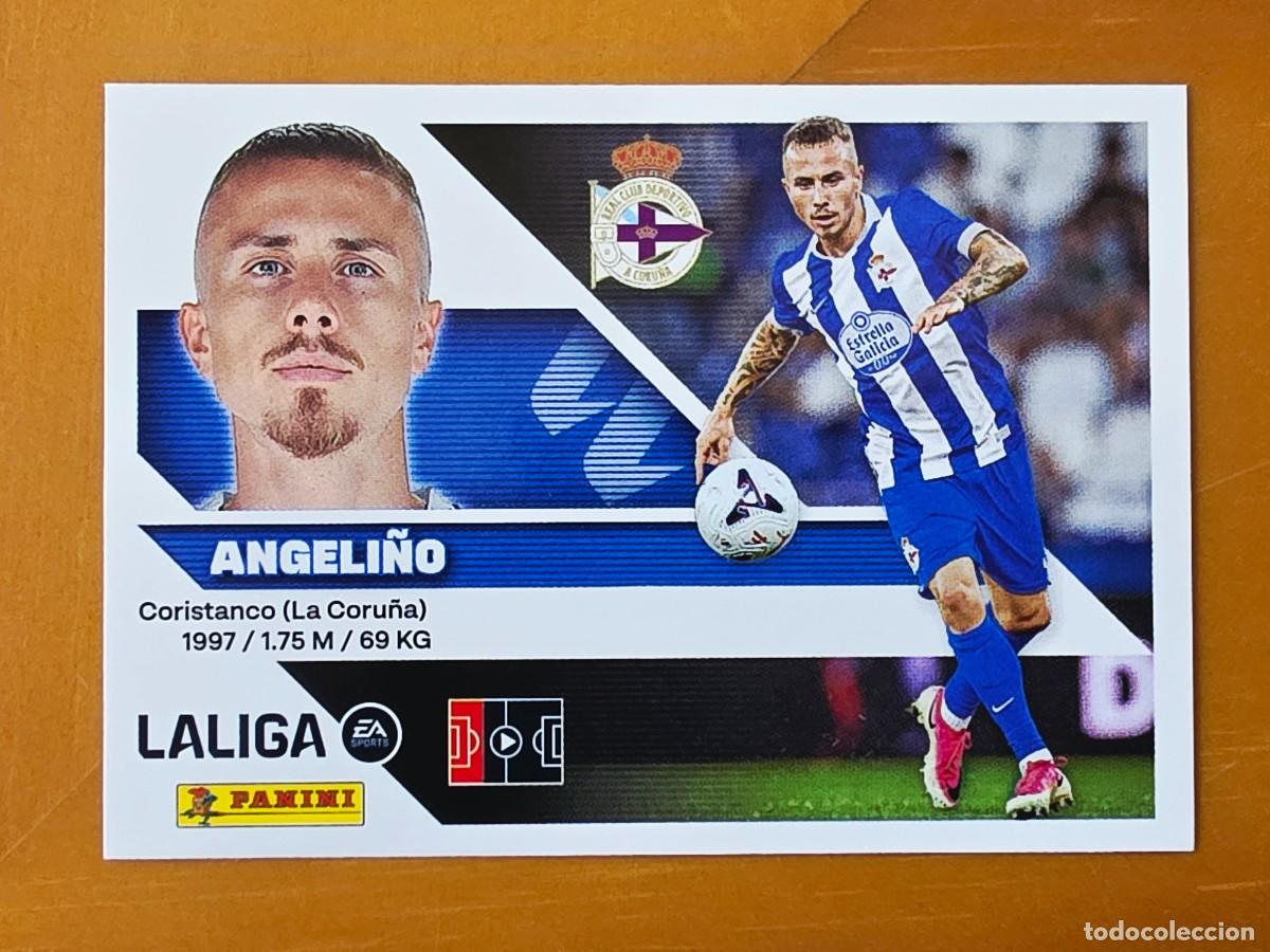 Cromos de f&uacute;tbol: &Uacute;ltimos Fichajes 33 Angeli&ntilde;o, Deportivo de A Coru&ntilde;a, Panini Ediciones Liga Este 2026 2027 26 27