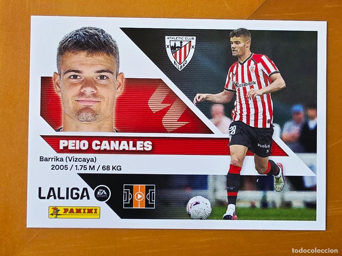Cromos de f&uacute;tbol: &Uacute;ltimos Fichajes 35 Peio Canales, Athletic Club de Bilbao Panini Ediciones Liga Este 2026 2027 26 27