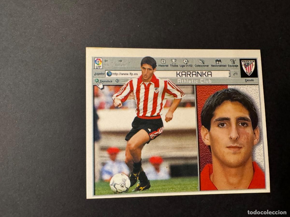 Cromos de f&uacute;tbol: CROMO &Uacute;LTIMOS FICHAJES F&Uacute;TBOL CAMPEONATO LIGA 2001-2002 EDIC. ESTE -NUNCA PEGADO / COMPRA MIN&Iacute;MA 5 &euro;