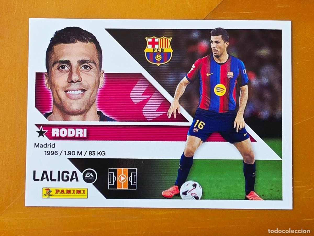Cromos de f&uacute;tbol: &Uacute;ltimos Fichajes 40 Rodri, FC Barcelona, Panini Ediciones Liga Este 2026 2027 26 27