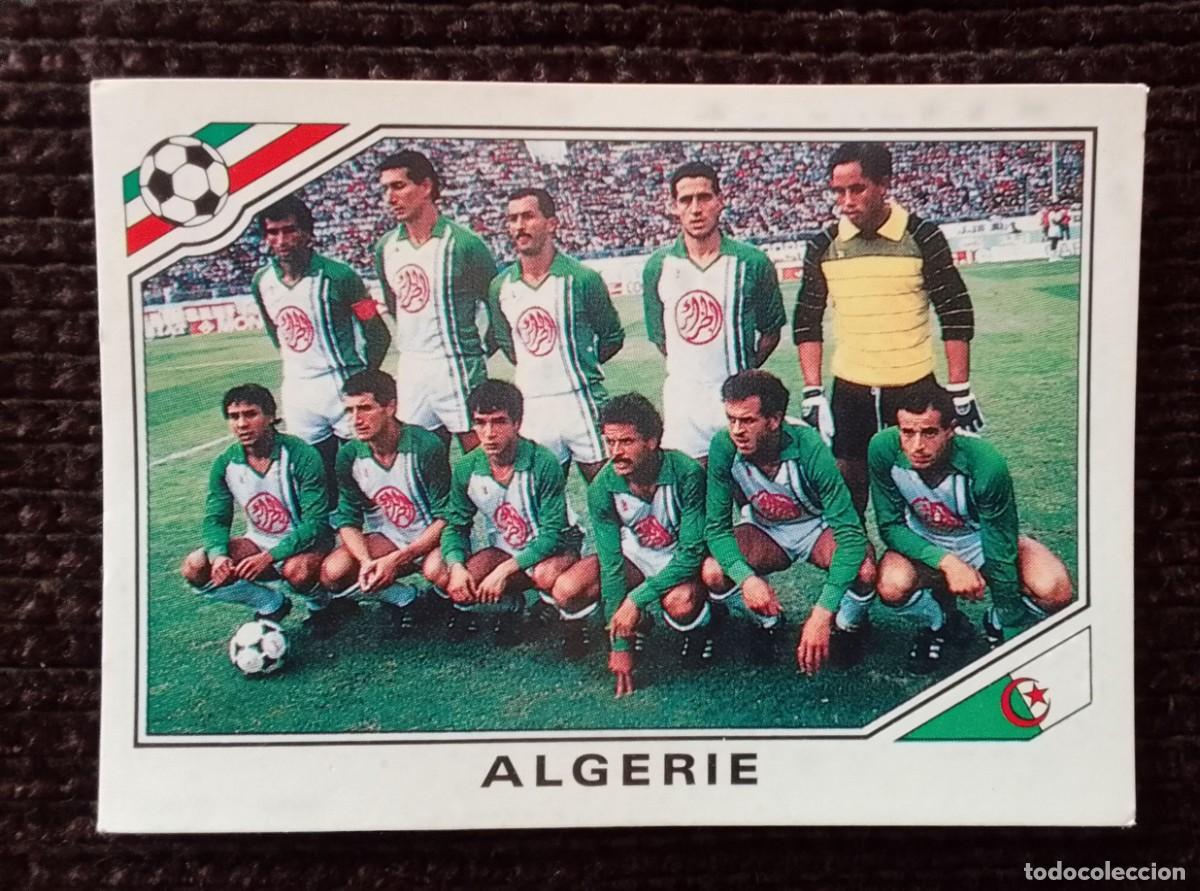 Cromos de f&uacute;tbol: CROMO MEXICO 86. 229. ALGERIE. PANINI.