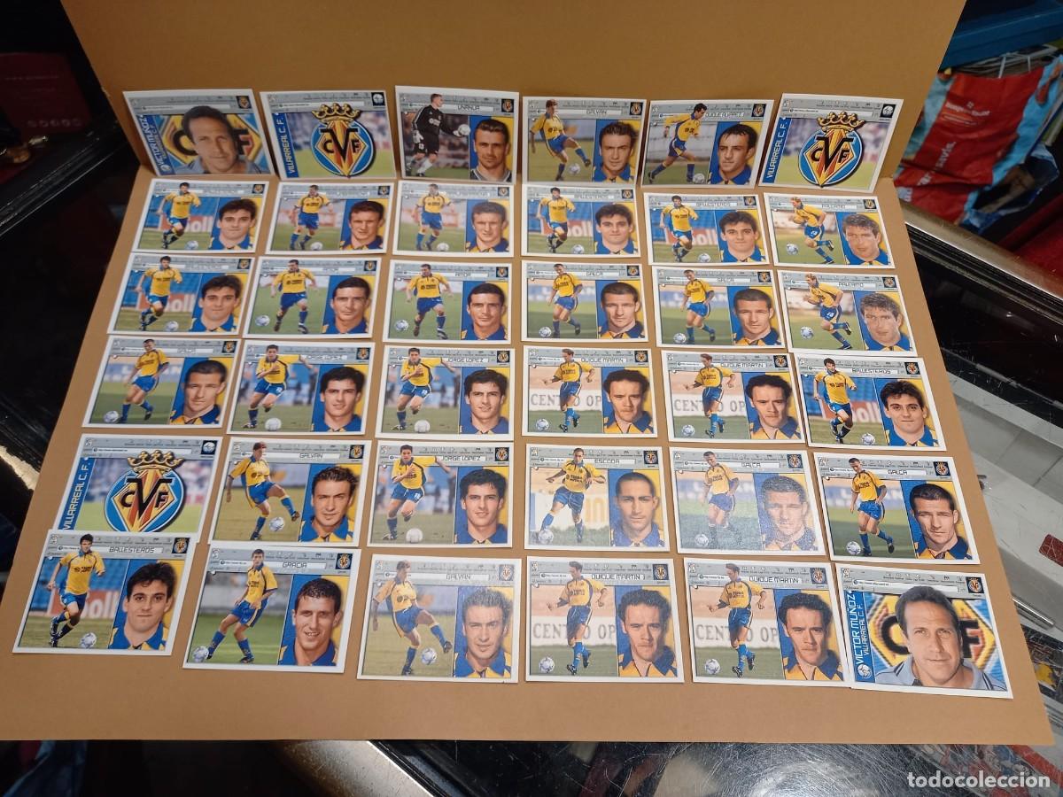 Cromos de f&uacute;tbol: VILLARREAL LOTE DE CROMOS CAMPEONATO LIGA 2001-2002 EDIC. ESTE -NUNCA PEGADOS / COMPRA MIN&Iacute;MA 5 &euro;