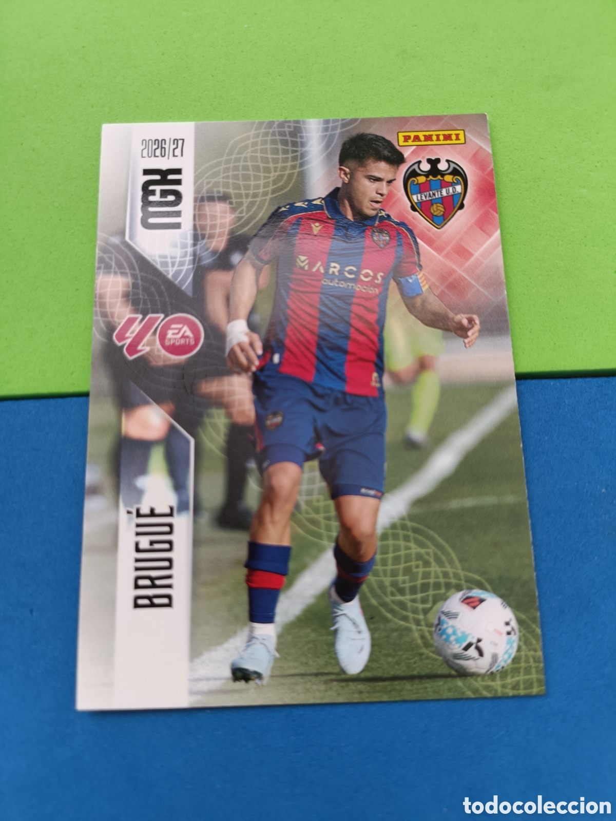 Cromos de f&uacute;tbol: PANINI 2026 2027 MGK MEGACRACKS 25 Aniversario - Levante 213 Brugue