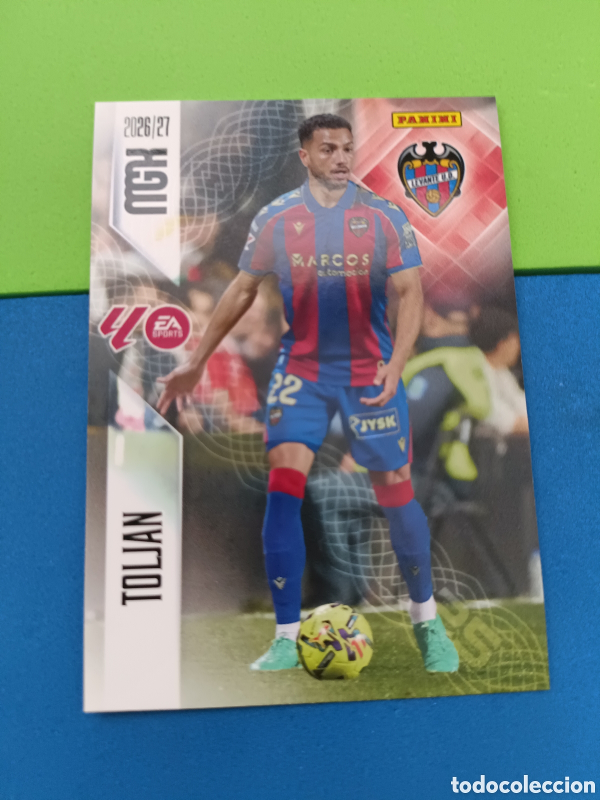Cromos de f&uacute;tbol: PANINI 2026 2027 MGK MEGACRACKS 25 Aniversario - Levante 202 Toljan