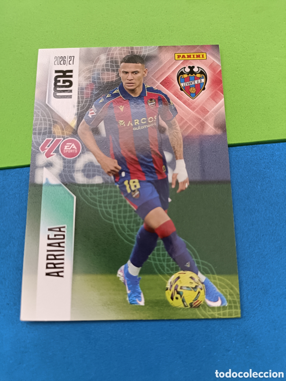 Cromos de f&uacute;tbol: PANINI 2026 2027 MGK MEGACRACKS 25 Aniversario - Levante 208 Arriaga