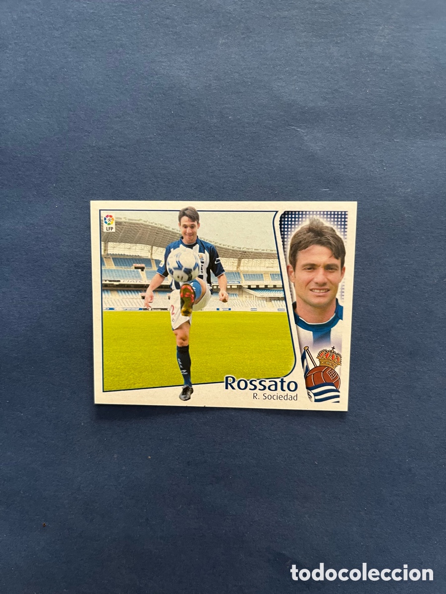 Cromos de f&uacute;tbol: Rossato Real Sociedad ( Fichaje 47 ) Este 2004-05 nuevo sin pegar .