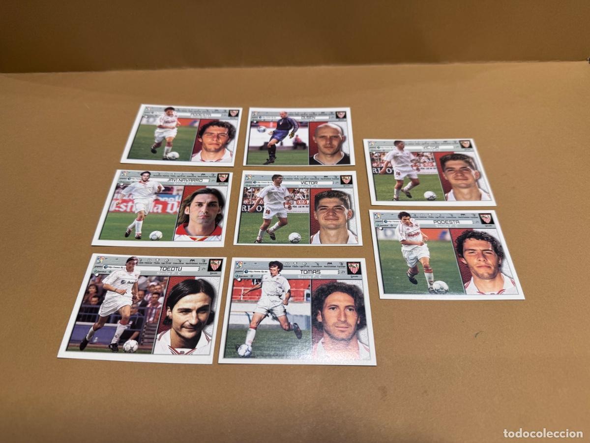 Cromos de f&uacute;tbol: SEVILLA LOTE DE CROMOS F&Uacute;TBOL LIGA 2001-2002 EDIC. ESTE -NUNCA PEGADOS / COMPRA MIN&Iacute;MA 5 &euro;