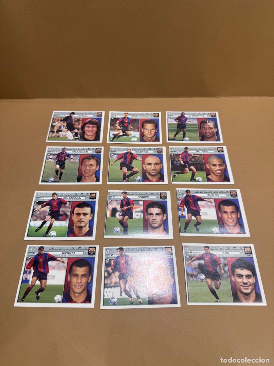 Cromos de f&uacute;tbol: F.C.BARCELONA LOTE DE CROMOS F&Uacute;TBOL LIGA 2001-2002 EDIC. ESTE -NUNCA PEGADOS / COMPRA MIN&Iacute;MA 5 &euro;