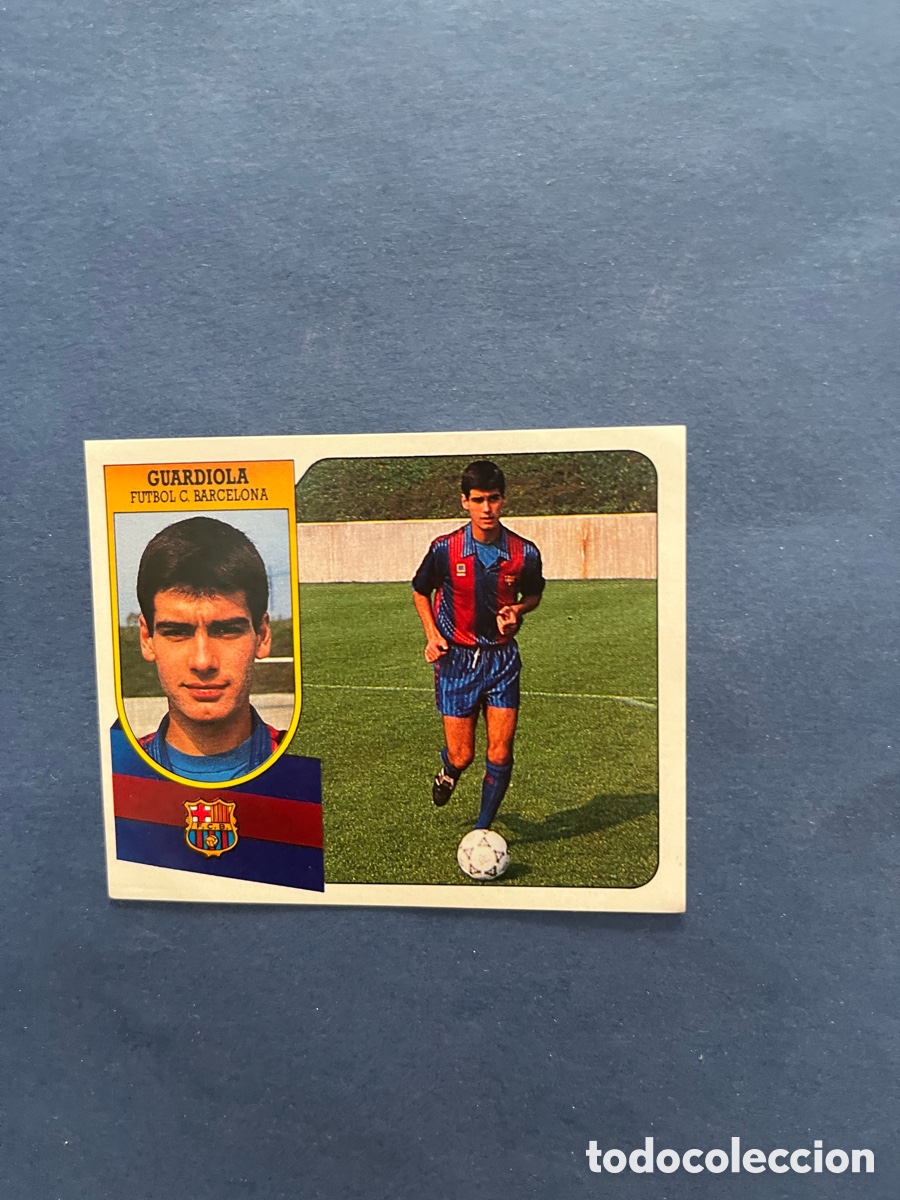 Cromos de f&uacute;tbol: Guardiola ( F.C. Barcelona ) Rookie Este 1991-92 ( nuevo sin pegar )