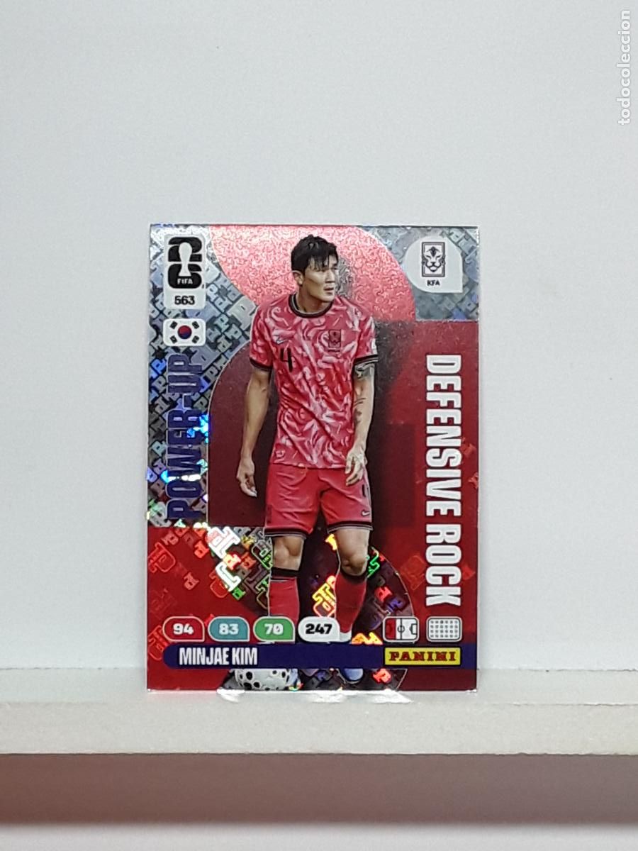 Cromos de f&uacute;tbol: ADRENALYN MUNDIAL 2026 WORLD CUP 26 ALBUM PANINI N 563 COREA KOREA POWER DEFENSIVE MINJAE KIM