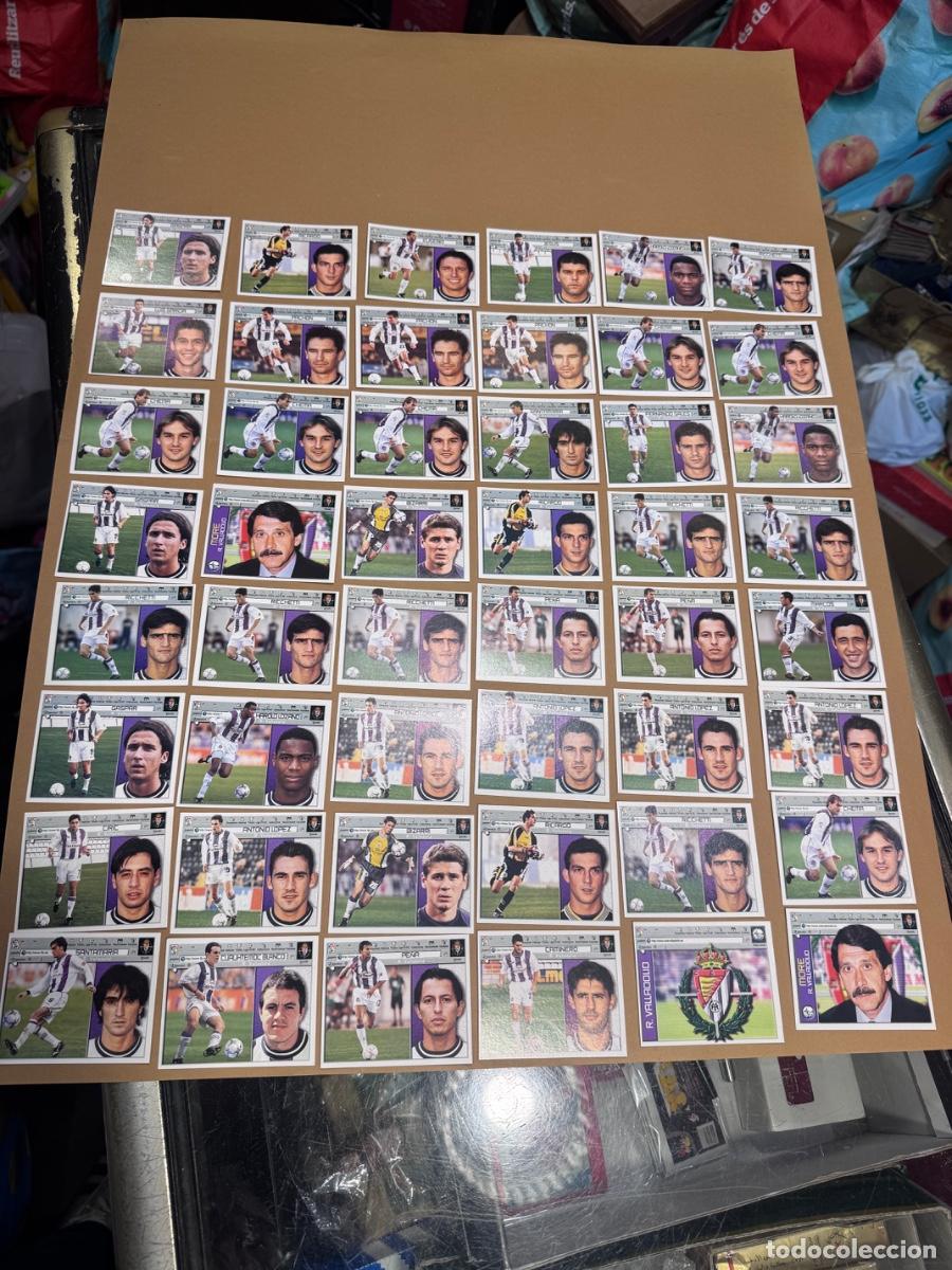 Cromos de f&uacute;tbol: VALLADOLID LOTE DE CROMOS F&Uacute;TBOL LIGA 2001-2002 EDIC. ESTE -NUNCA PEGADOS / COMPRA MIN&Iacute;MA 5 &euro;