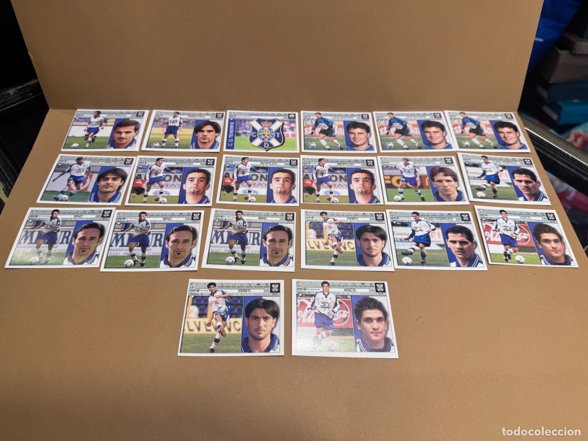 Football Stickers: TENERIFE CD LOTE DE CROMOS F&Uacute;TBOL LIGA 2001-2002 EDIC. ESTE -NUNCA PEGADOS / COMPRA MIN&Iacute;MA 5 &euro;