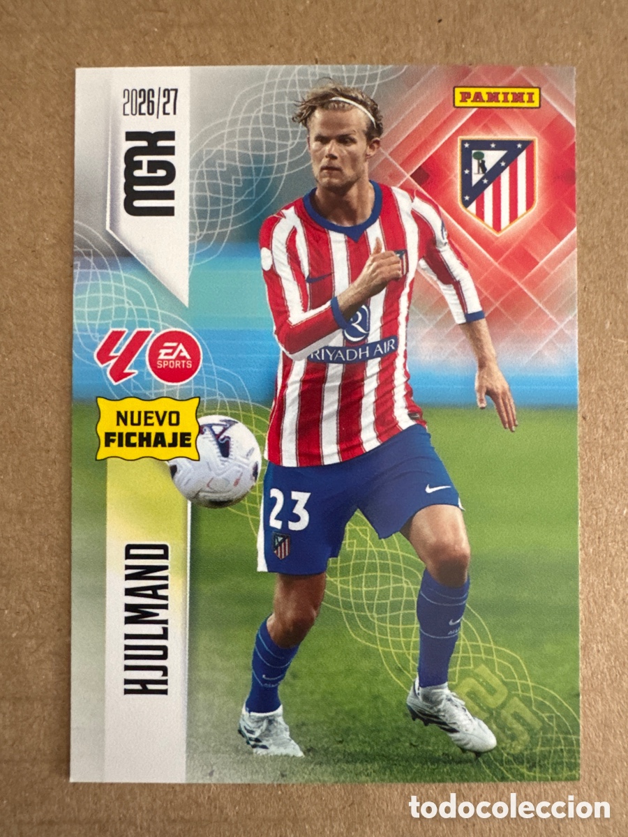 Figurine di Calcio: # 469 Hjulmand Atl&eacute;tico de Madrid Megacracks 26 27 2026 2027 Nuevo Fichaje 2 Segunda 2a 2&ordf; Edici&oacute;n