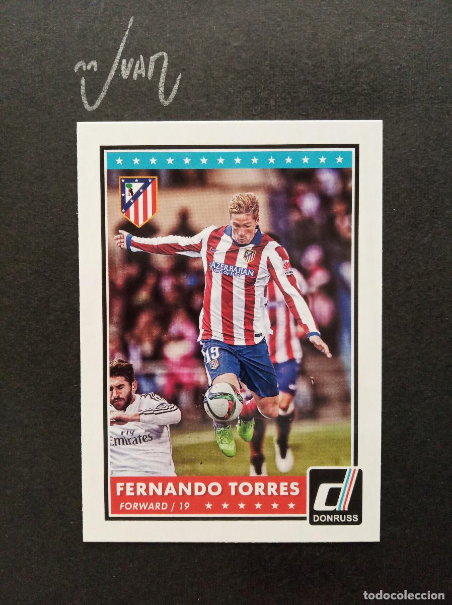 Cromos de f&uacute;tbol: N&ordm; 28 FERNANDO TORRES ATLETICO MADRID / SERGIO RAMOS REAL ⚽ PANINI &reg; DONRUSS SOCCER 2015 2016 15 16