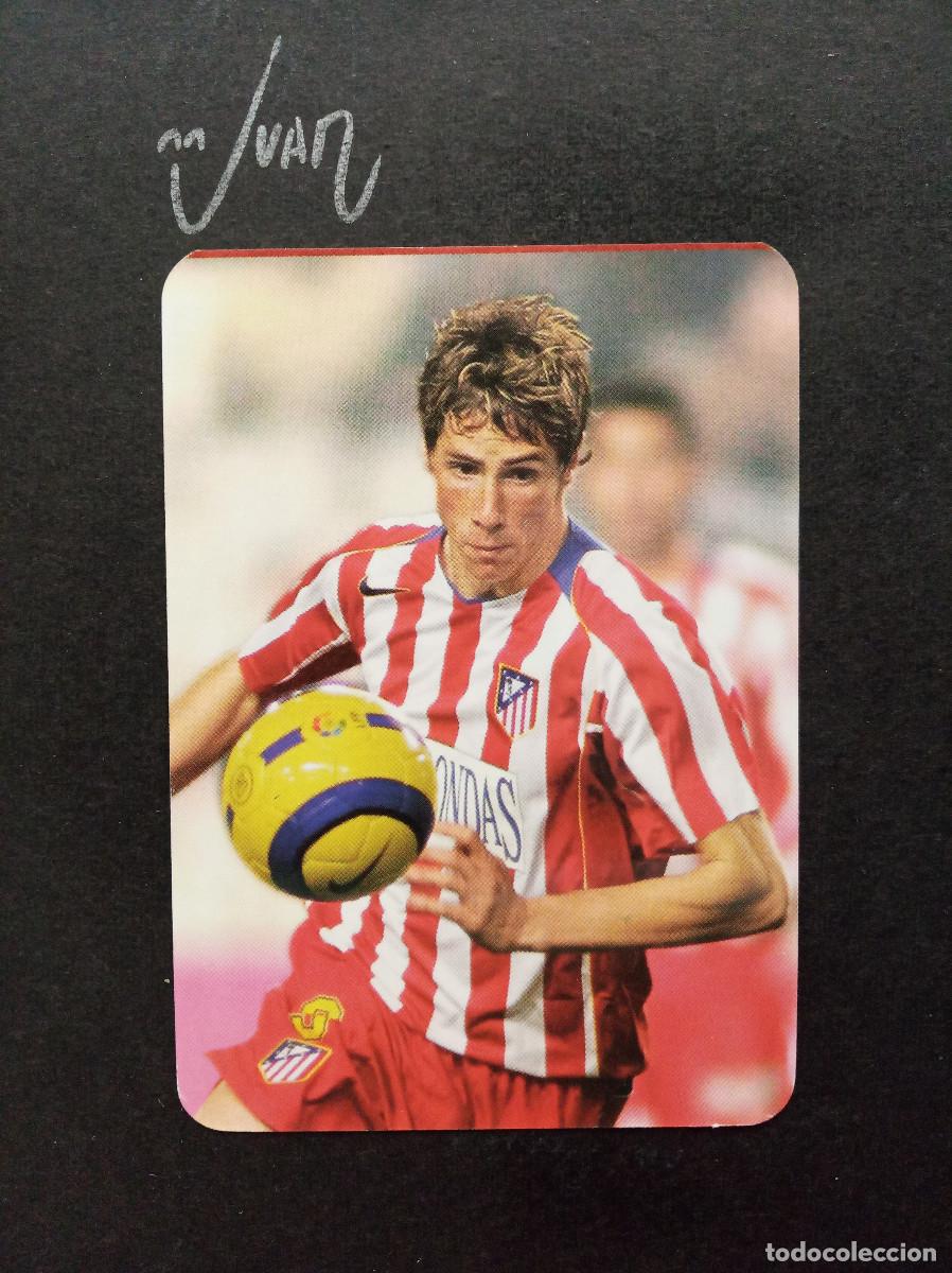 Cromos de f&uacute;tbol: N&ordm; 297 MEJOR FERNANDO TORRES ATLETICO MADRID ESPA&Ntilde;A ⚽ MUNDICROMO &reg; FICHA LIGA FUTBOL 2005 2006 05 06