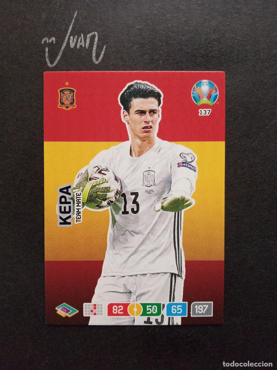 Football Stickers: N&ordm; 137 KEPA ARRIZABALAGA ESPA&Ntilde;A ATHLETIC ⚽ PANINI &reg; ADRENALYN UEFA EURO 2020 2021 20 21 NUEVO